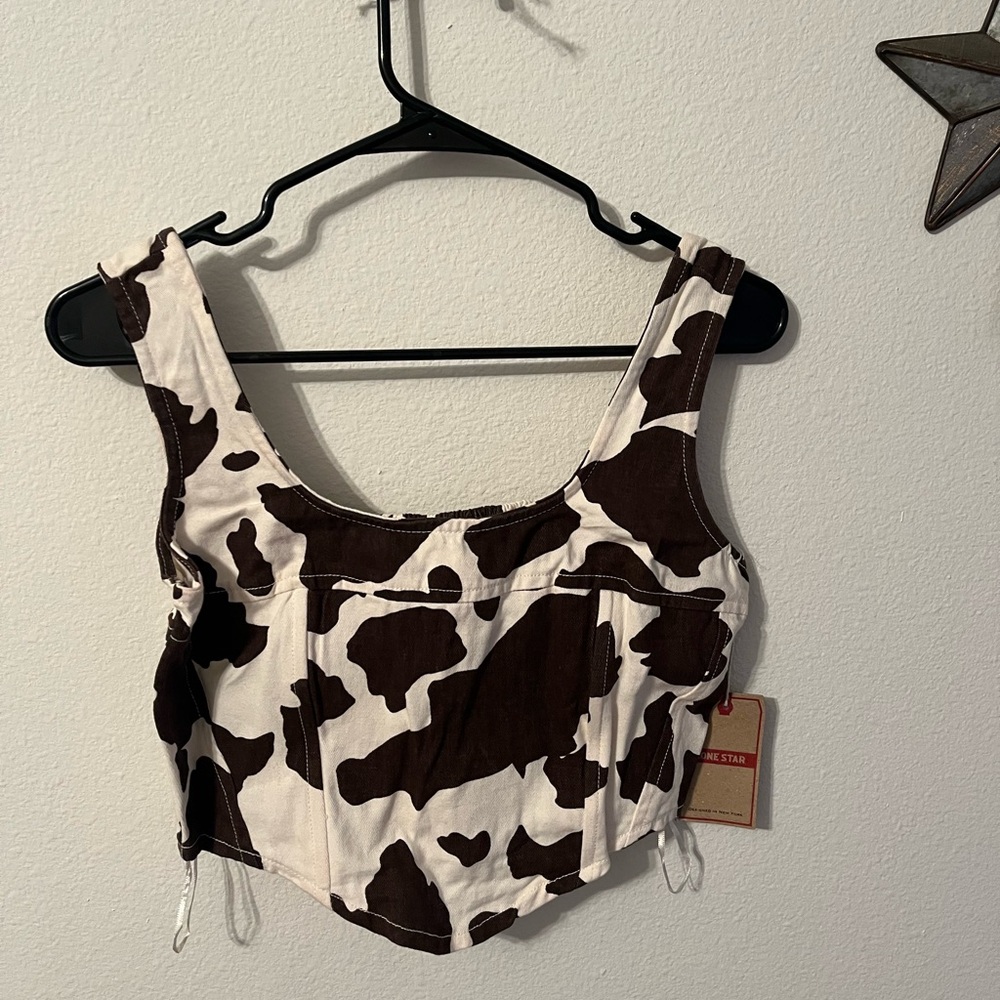 Lone star crop top